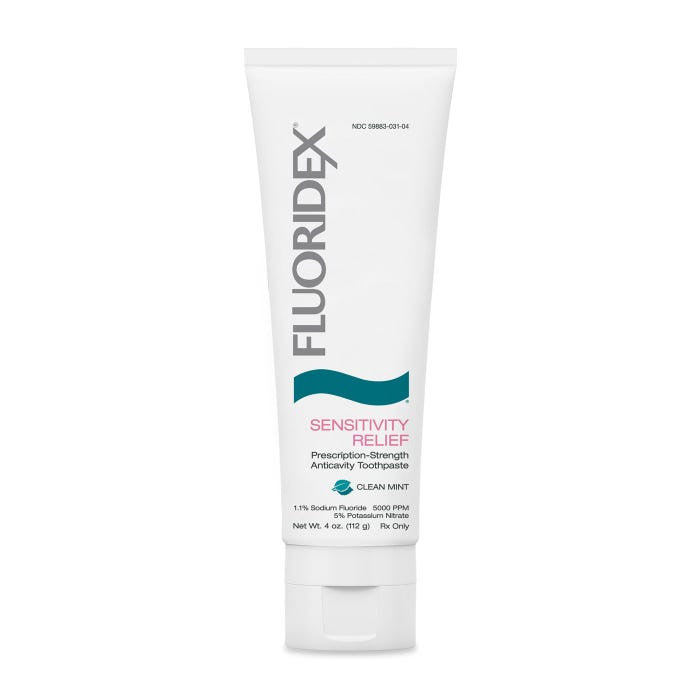 [要薬監]  FLUORIDEX Sensitivity Relief Toothpaste Clean Mint 知覚過敏予防 6本入り