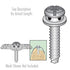 TENTING SCREW 1.5TD x 11.0TL