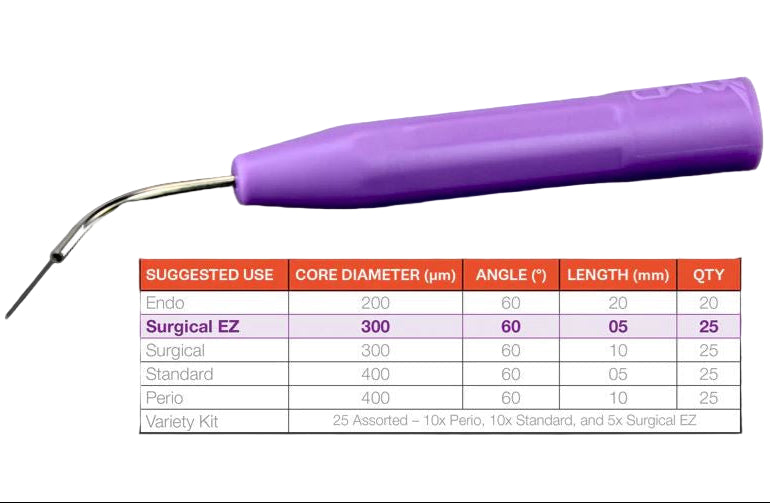 DISPOSABLE LASER TIPS SurgicalEZ 5mm 25本入