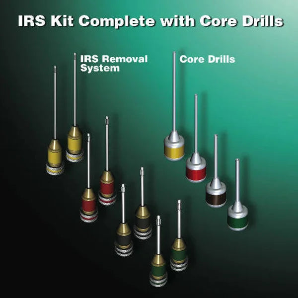 IRS Instrument Removal System 8pcs plus 4 core drills