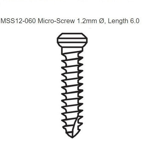 MICRO - SCREW 1.2MM Ø, LENGTH 6.0