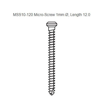 MICRO - SCREW 1MM Ø, LENGTH 12.0