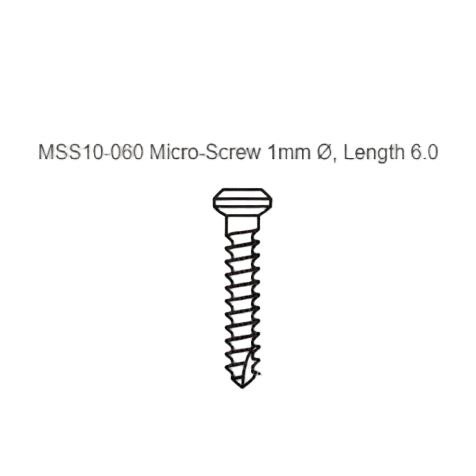MICRO - SCREW 1MM Ø, LENGTH 6.0
