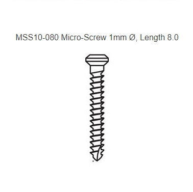 MICRO - SCREW 1MM Ø, LENGTH 8.0