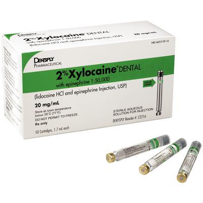 [要薬監] Xylocaine (キシロカイン) 2% with Epinephrine (1 : 50M) 緑