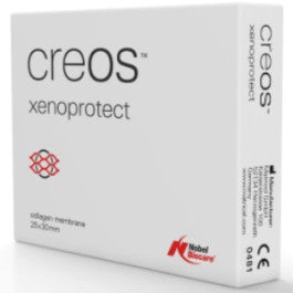 Creos Xenoprotect 吸収性コラーゲン メンブレン 25 x 30mm