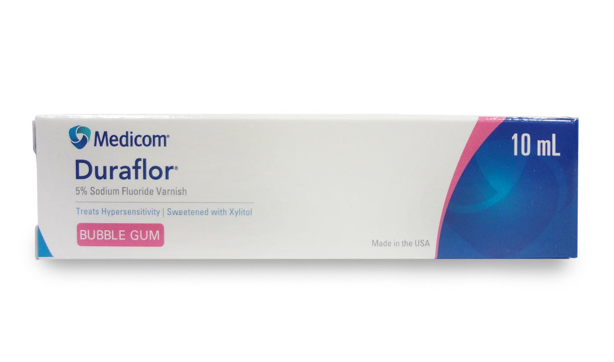 Medicom Duraflor Sodium Fluoride Varnish フッ素 (NaF) 5% バブル ガム味