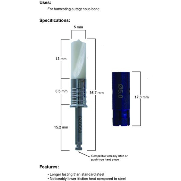 DoWell Zirconia Bone Collector, 5mm